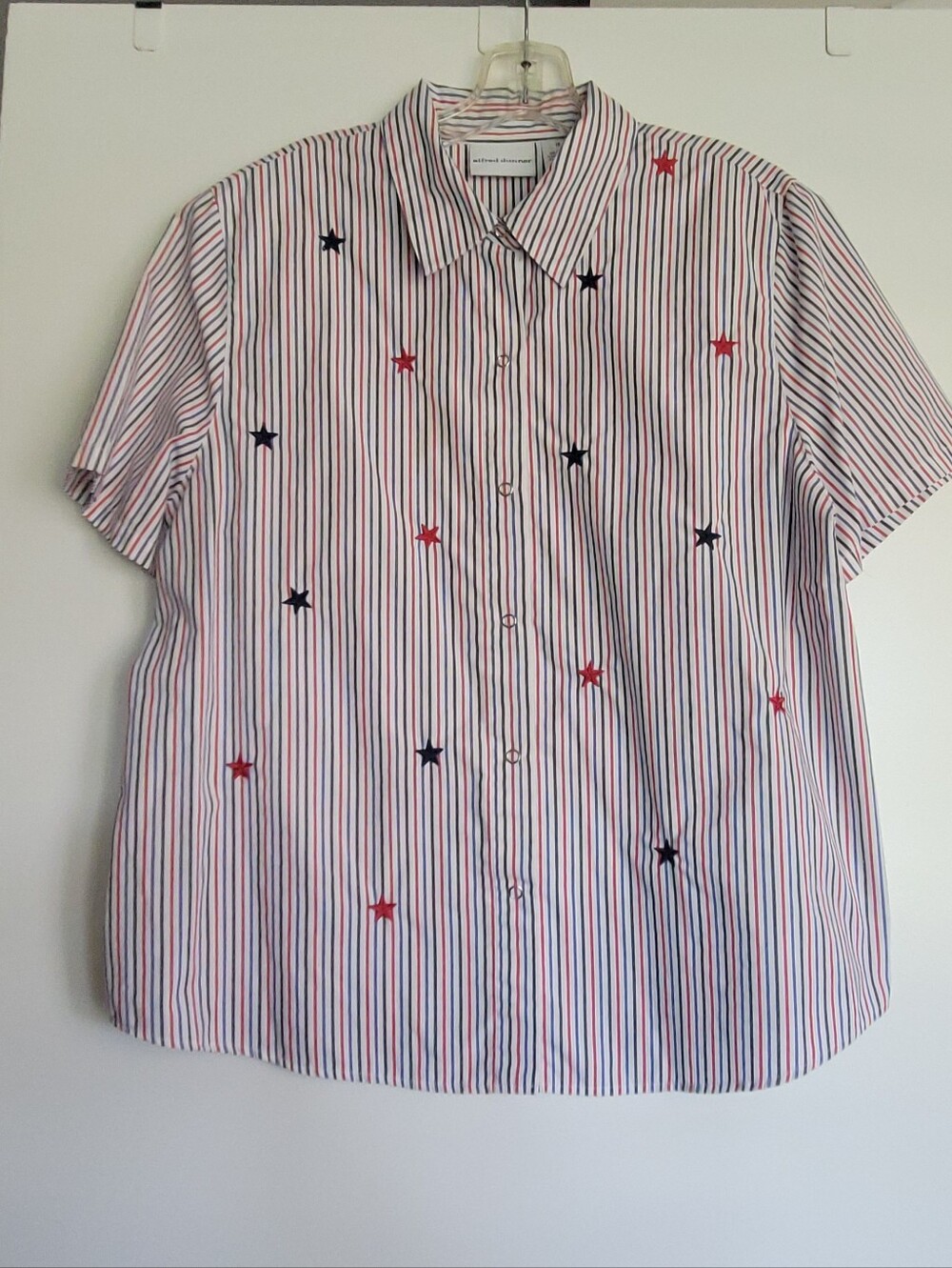 Alfred Dunner Striped Blouse Size 18